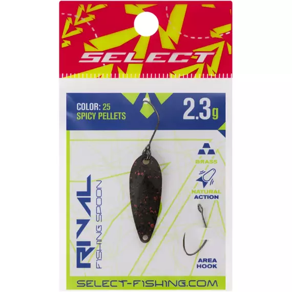 Блешня Select Rival 2.3g 30mm #25 Spicy Pellets, Вага блешні: 2.3, Колір блешні: #25 Spicy Pellets, фото , изображение 2